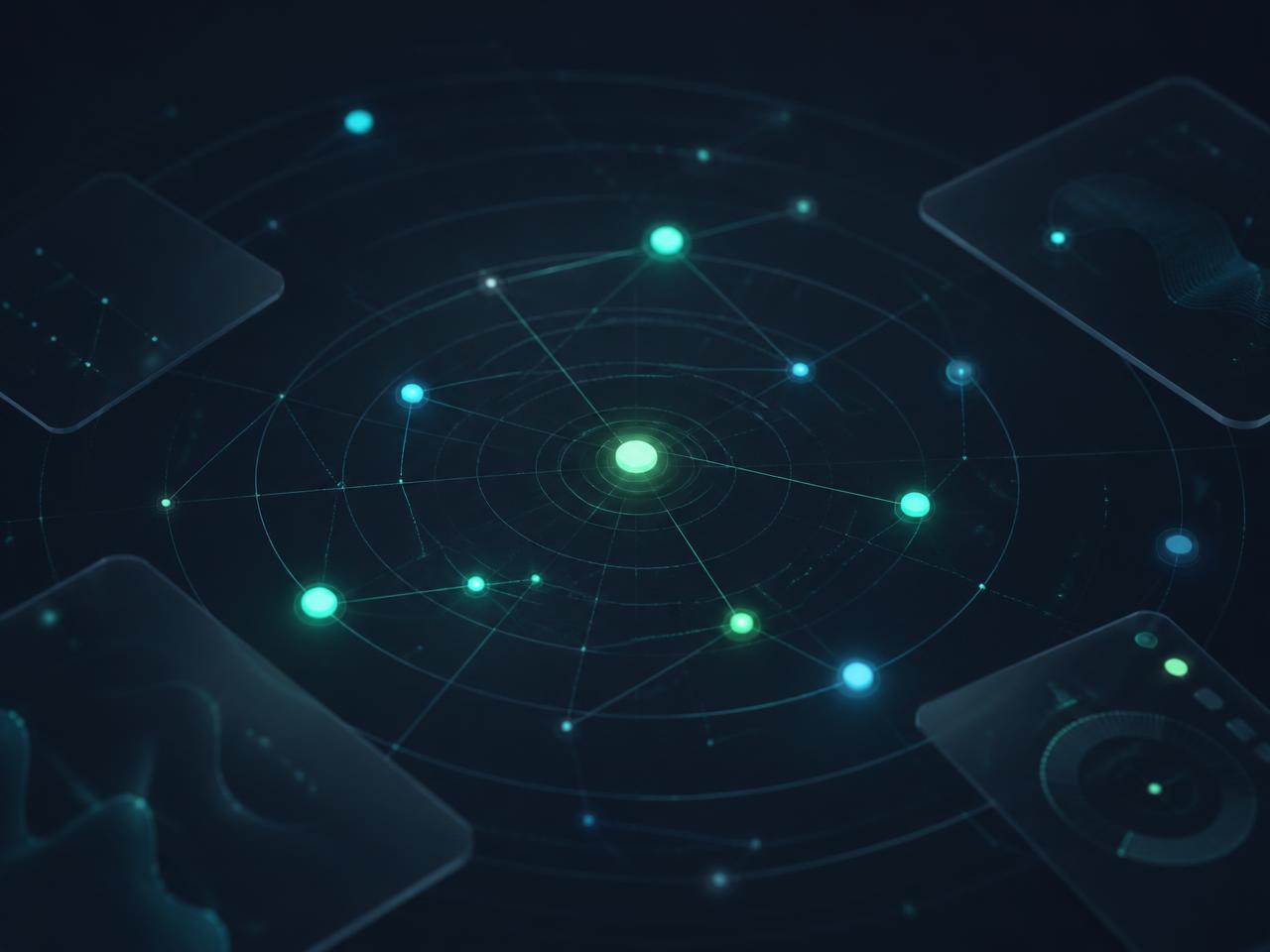 Visualization of AI answer signals mapped across competing businesses